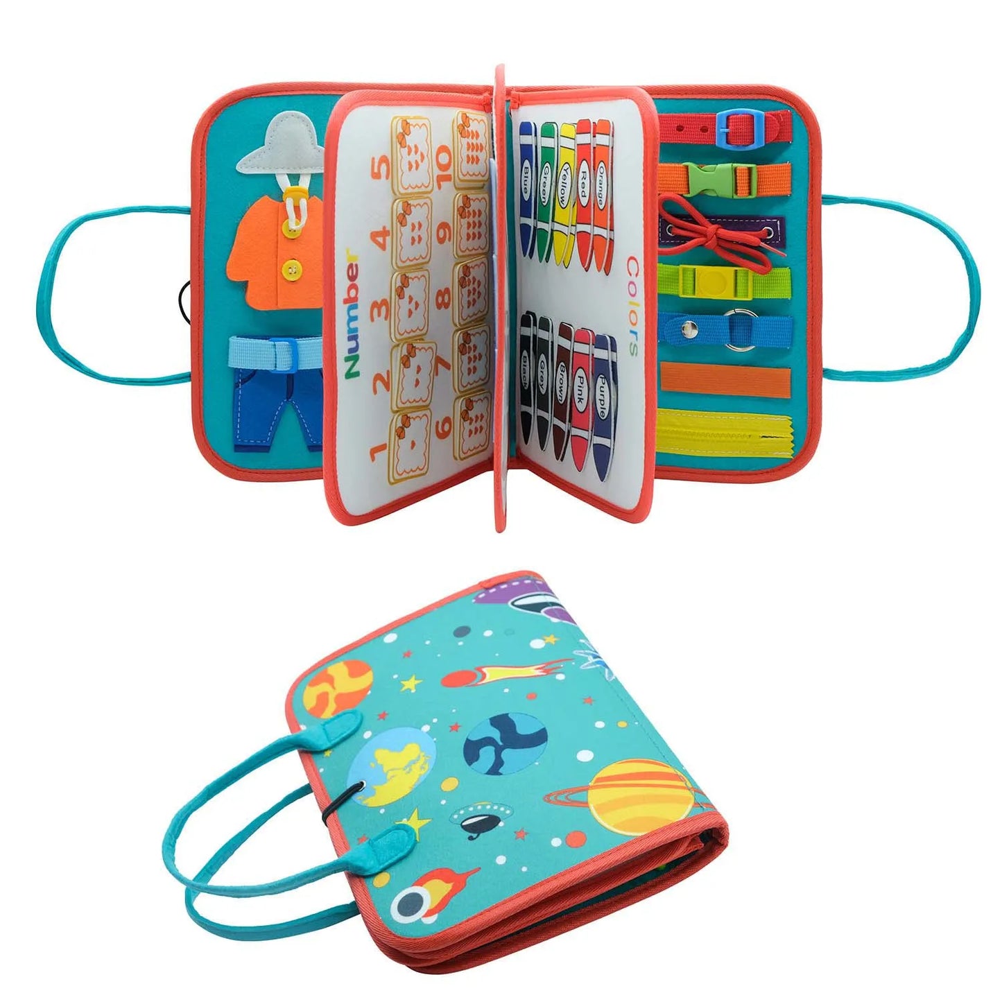 Livre Bébé Sensoriel de Voyage