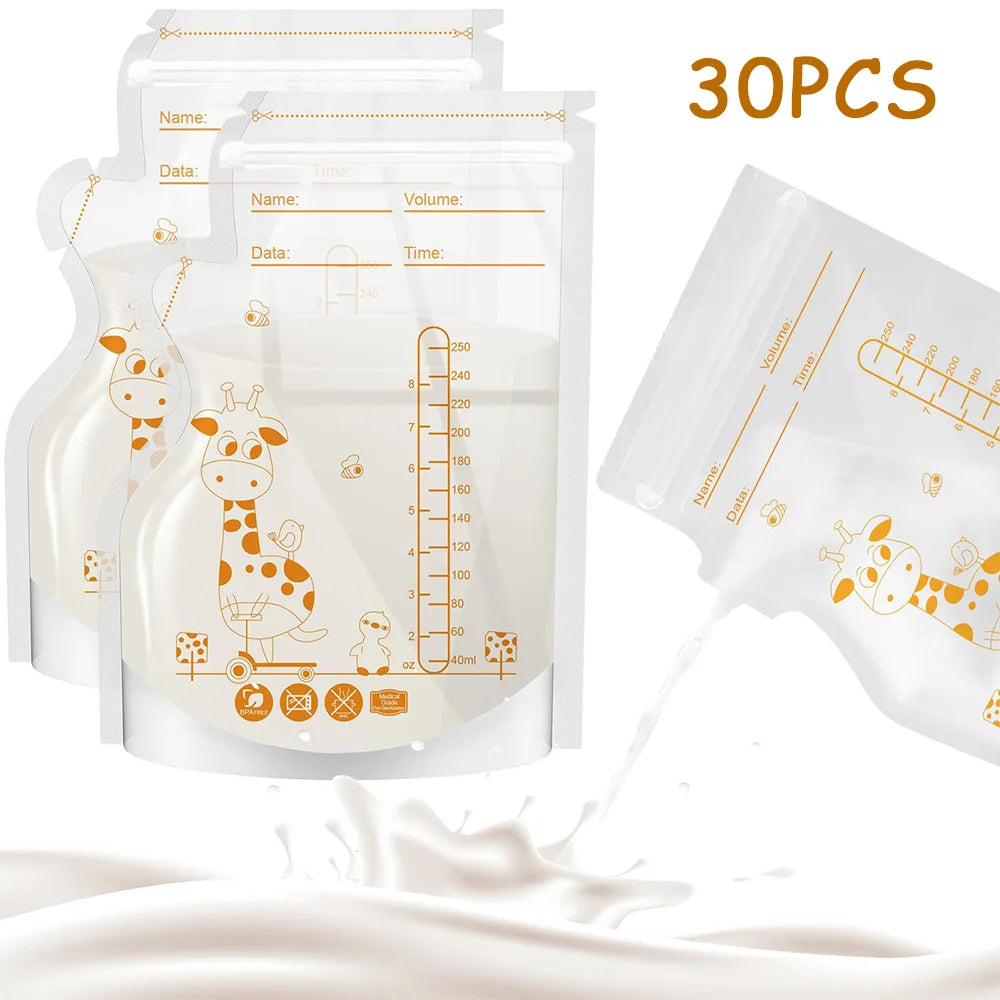 Sachets conservation lait maternel