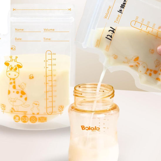Sachets conservation lait maternel